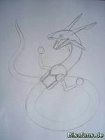 Zeichenkurs Rayquaza - Schritt 7