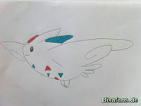 Zeichenkurs Togekiss - Schritt 6