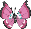 Vivillon Blumenmeermuster