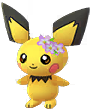 Shiny Blumenkranz-Pichu