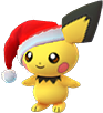 Shiny Weihnachtsmützen-Pichu