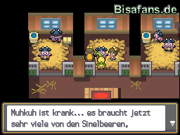 Hilf dem Miltank mit Sinelbeeren