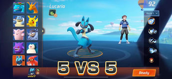 Screenshot aus Pokémon Unite