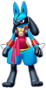 Screenshot von Lucario mit einem Skin