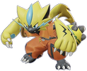 Screenshot von Zeraora mit einem Skin