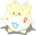 Andersrumpose-Pose von Togepi