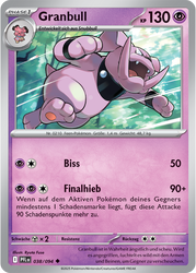Fatale Flammen 038/094 Granbull