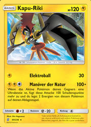 Bund der Gleichgesinnten 69/236 Kapu-Riki