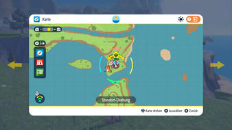 Fundort der grünen Pfähle in Pokémon Karmesin und Purpur