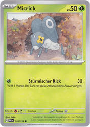 Entwicklungen in Paldea 020/193 Micrick