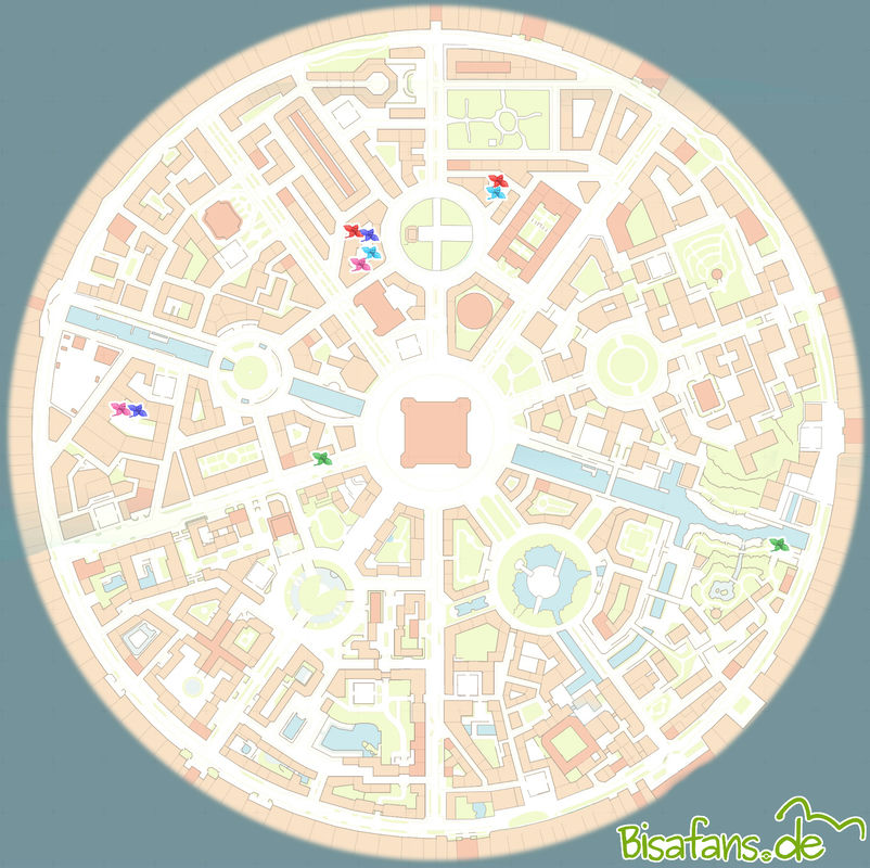 Karte von Minz-Verkäufern in Pokémon Pokémon-Legenden: Z-A