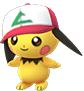 Shiny Ash-Mützen-Pichu Shiny Ash-Mützen-Pichu