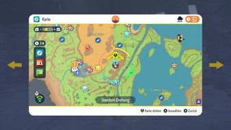 Fundort der grünen Pfähle in Pokémon Karmesin und Purpur