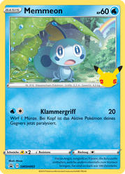 Kollektion zum 25. Jahrestag SWSH003 Memmeon