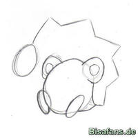 Zeichenkurs Azurill - Schritt 2