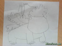 Zeichenkurs Bisaknosp - Schritt 4