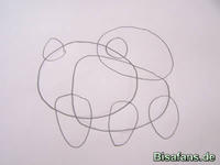 Zeichenkurs Bisasam - Schritt 3