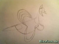 Zeichenkurs Cresselia - Schritt 3