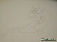 Zeichenkurs Dragoran - Schritt 2