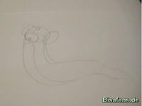 Zeichenkurs Dratini - Schritt 2