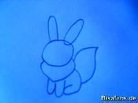 Zeichenkurs Evoli - Schritt 1