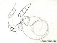 Zeichenkurs Evoli4 - Schritt 3