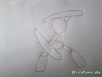 Zeichenkurs Galagladi - Schritt 1