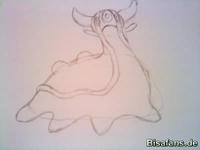 Zeichenkurs Gastrodon - Schritt 3