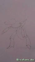 Zeichenkurs Genesect - Schritt 3