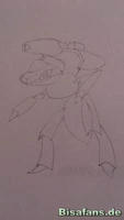 Zeichenkurs Genesect - Schritt 5