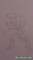 Zeichenkurs Genesect - Schritt 6