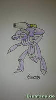 Zeichenkurs Genesect - Schritt 8