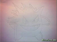 Zeichenkurs Gengar - Schritt 4