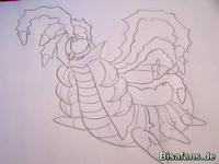 Zeichenkurs Giratina - Schritt 9