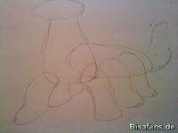 Zeichenkurs Giratina - Schritt 2