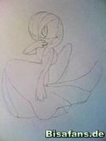 Zeichenkurs Guardevoir - Schritt 8