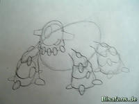 Zeichenkurs Heatran - Schritt 3