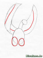 Zeichenkurs Ho-Oh - Schritt 3