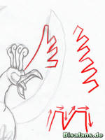 Zeichenkurs Ho-Oh - Schritt 11