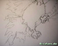 Zeichenkurs Ho-Oh - Schritt 7