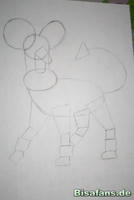 Zeichenkurs Hundemon - Schritt 9