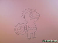 Zeichenkurs Kecleon - Schritt 8