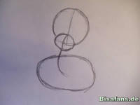 Zeichenkurs Keldeo - Schritt 1