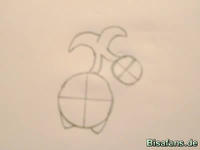 Zeichenkurs Kikugi - Schritt 3