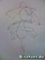 Zeichenkurs Kirlia - Schritt 7