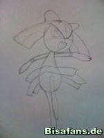 Zeichenkurs Kirlia - Schritt 8