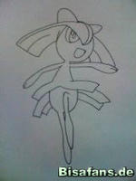 Zeichenkurs Kirlia - Schritt 9