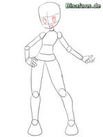 Zeichenkurs Kotone - Schritt 4