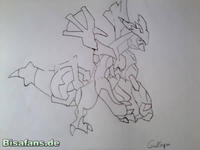 Zeichenkurs Kyurem - Schritt 9