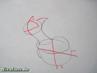 Zeichenkurs Latias - Schritt 4